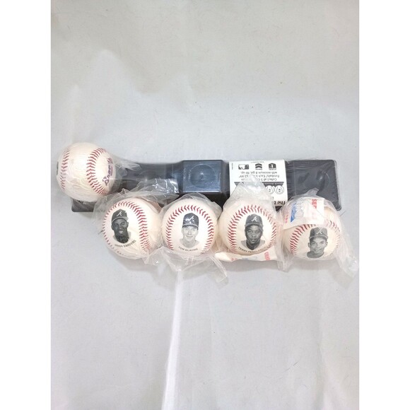 Chevron Team Stars Set Atlanta Braves Sanders Justice Glavine Pendleton Maddux - Picture 1 of 9